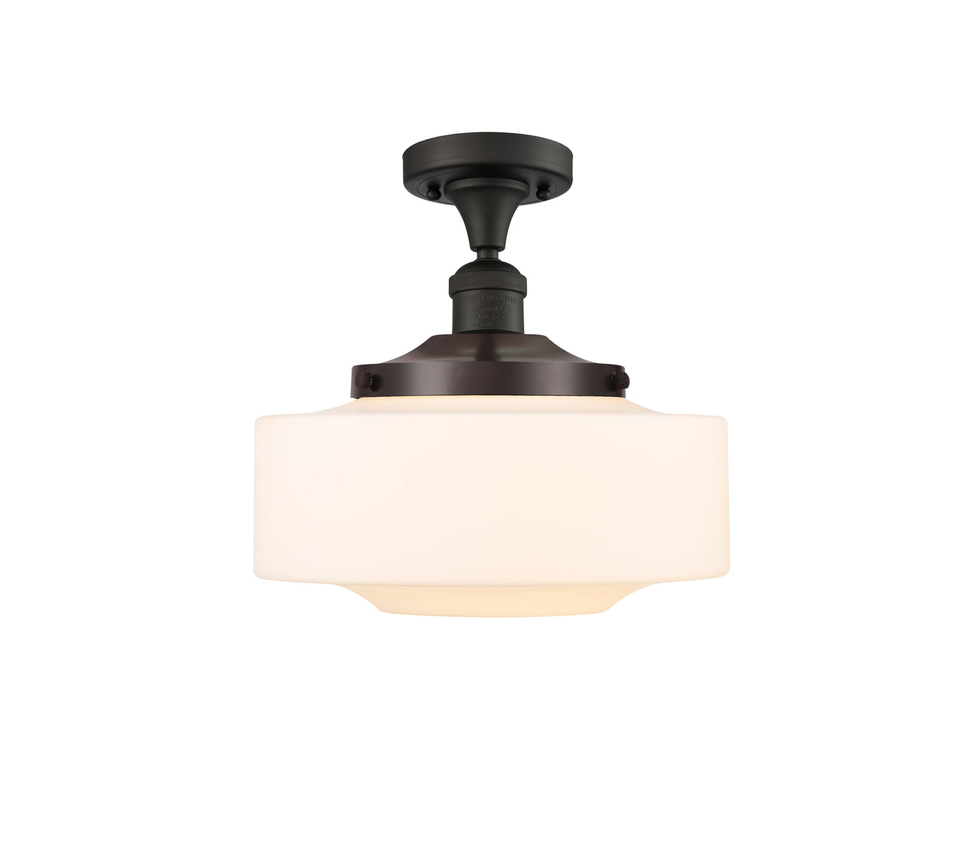 Franklin Semi-Flush Mount Brushed Satin Nickel