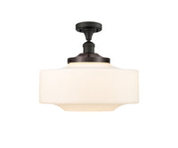 Franklin Semi-Flush Mount Brushed Nickel