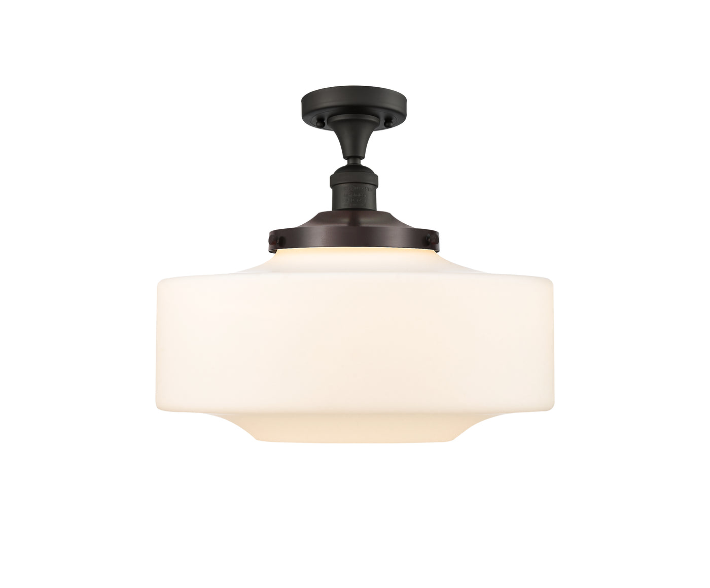 Franklin Semi-Flush Mount Brushed Satin Nickel