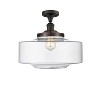 Franklin Semi-Flush Mount Brushed Nickel