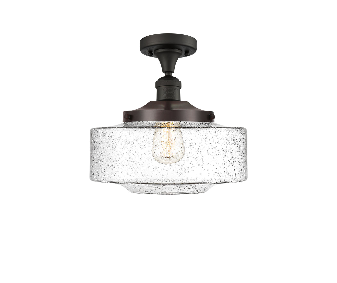 Franklin Semi-Flush Mount Brushed Satin Nickel