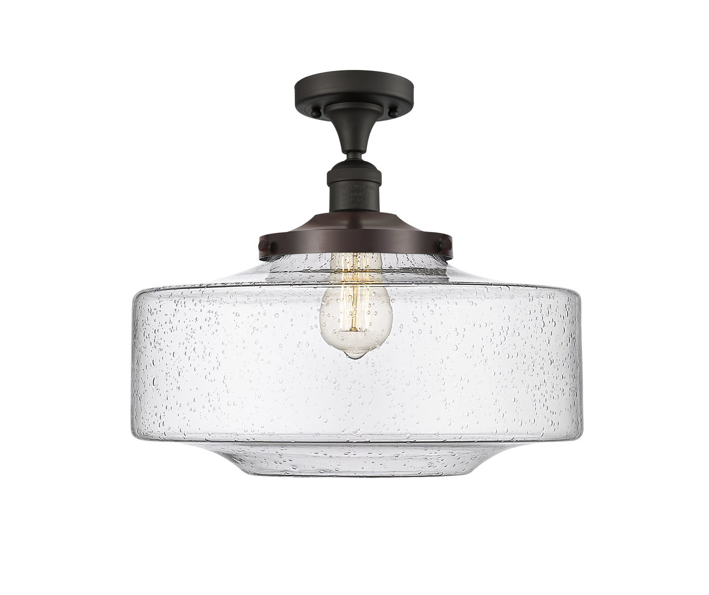 Franklin Semi-Flush Mount Brushed Nickel