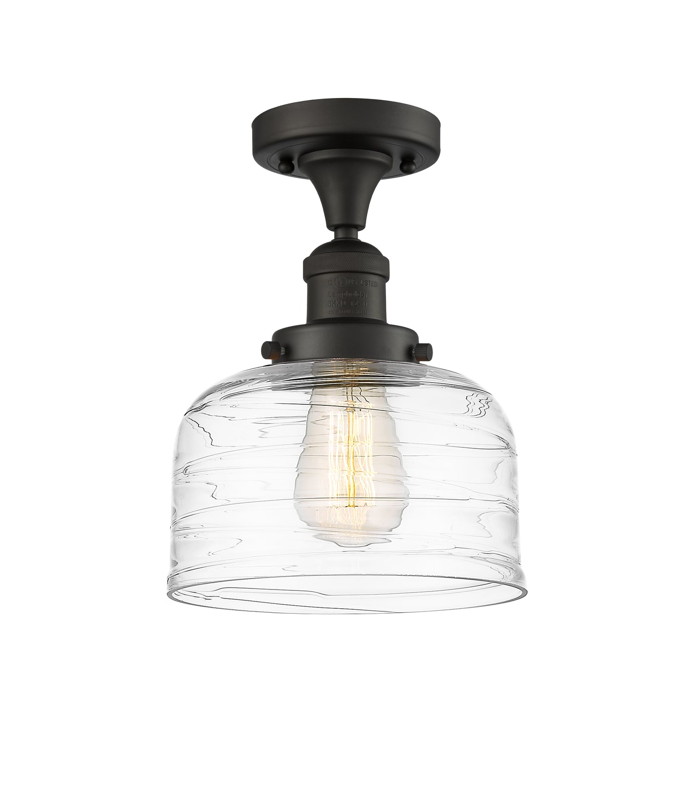 Franklin Semi-Flush Mount Brushed Nickel