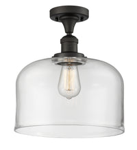 Franklin Semi-Flush Mount Brushed Satin Nickel