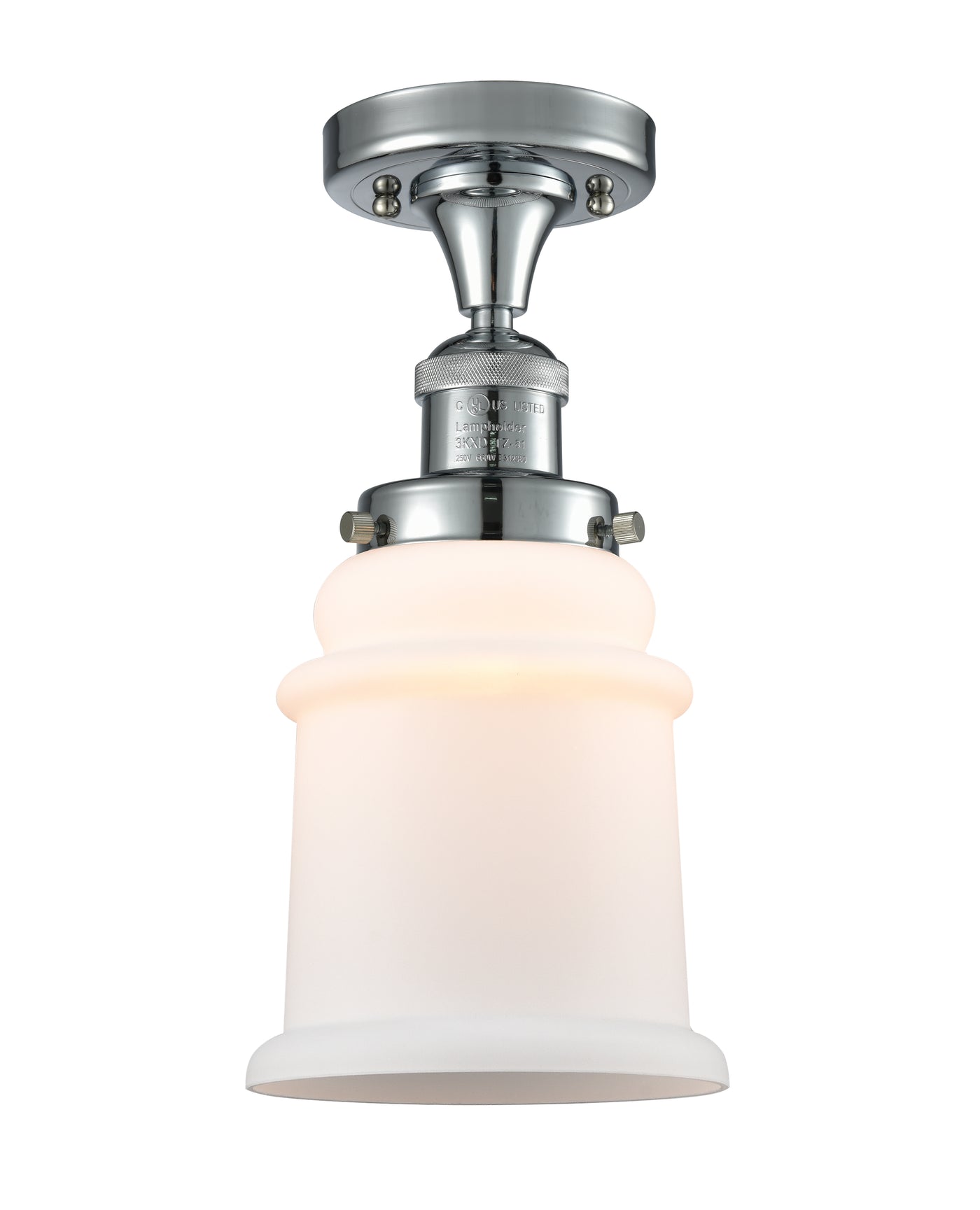 Franklin Semi-Flush Mount Brushed Satin Nickel