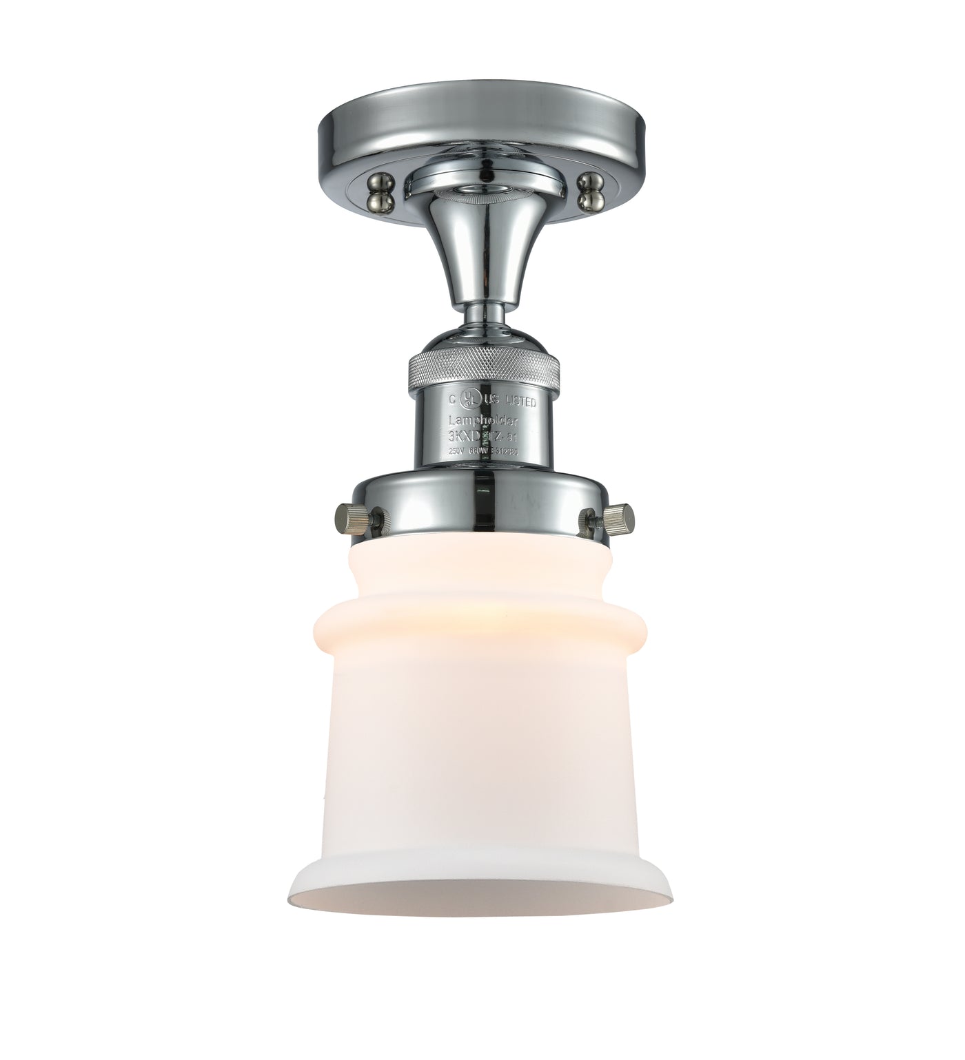 Franklin Semi-Flush Mount Brushed Nickel