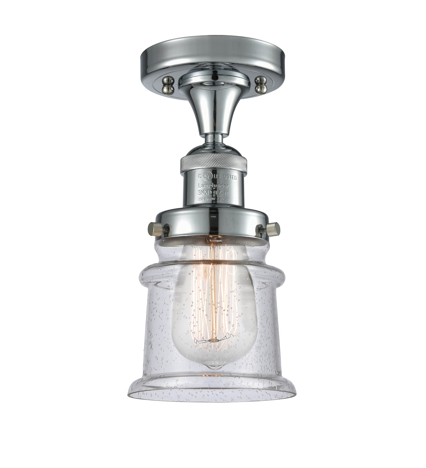 Franklin Semi-Flush Mount Brushed Nickel