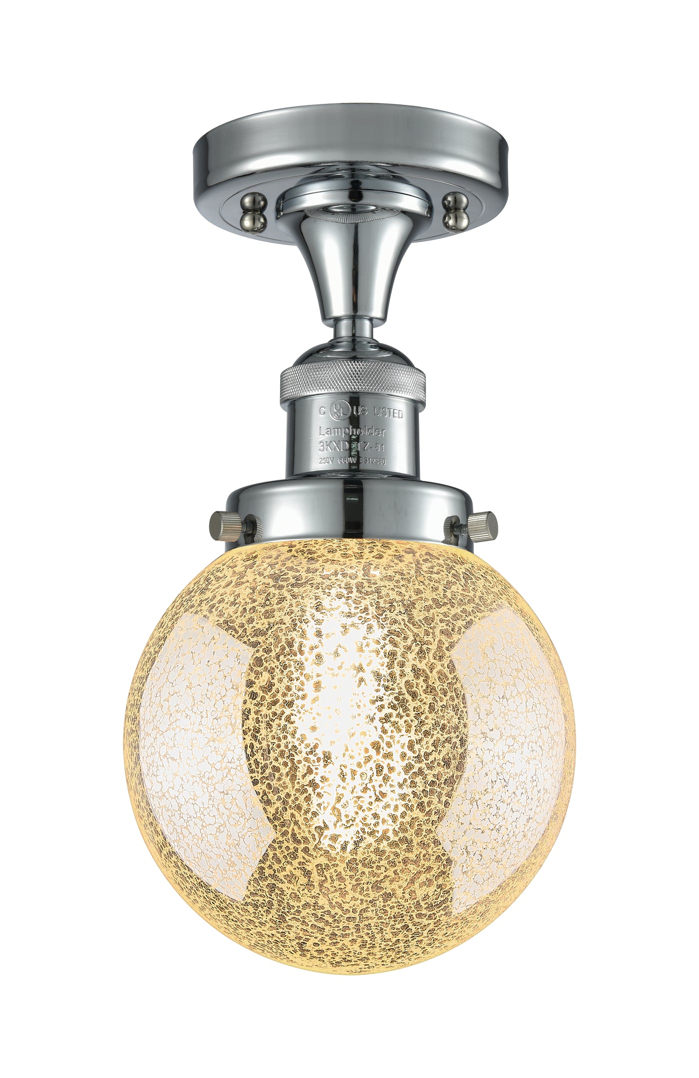 Franklin Semi-Flush Mount Brushed Nickel