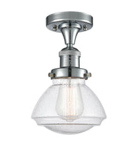 Franklin Semi-Flush Mount Brushed Nickel