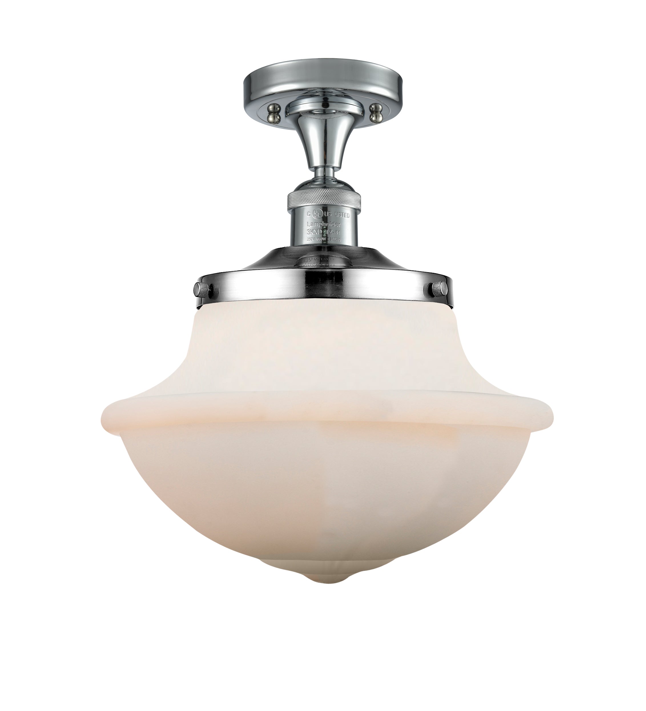 Franklin Semi-Flush Mount Brushed Satin Nickel