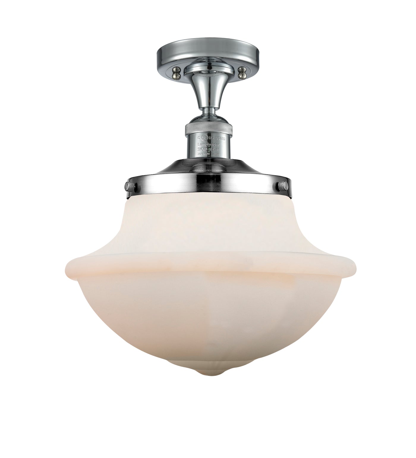 Franklin Semi-Flush Mount Brushed Nickel