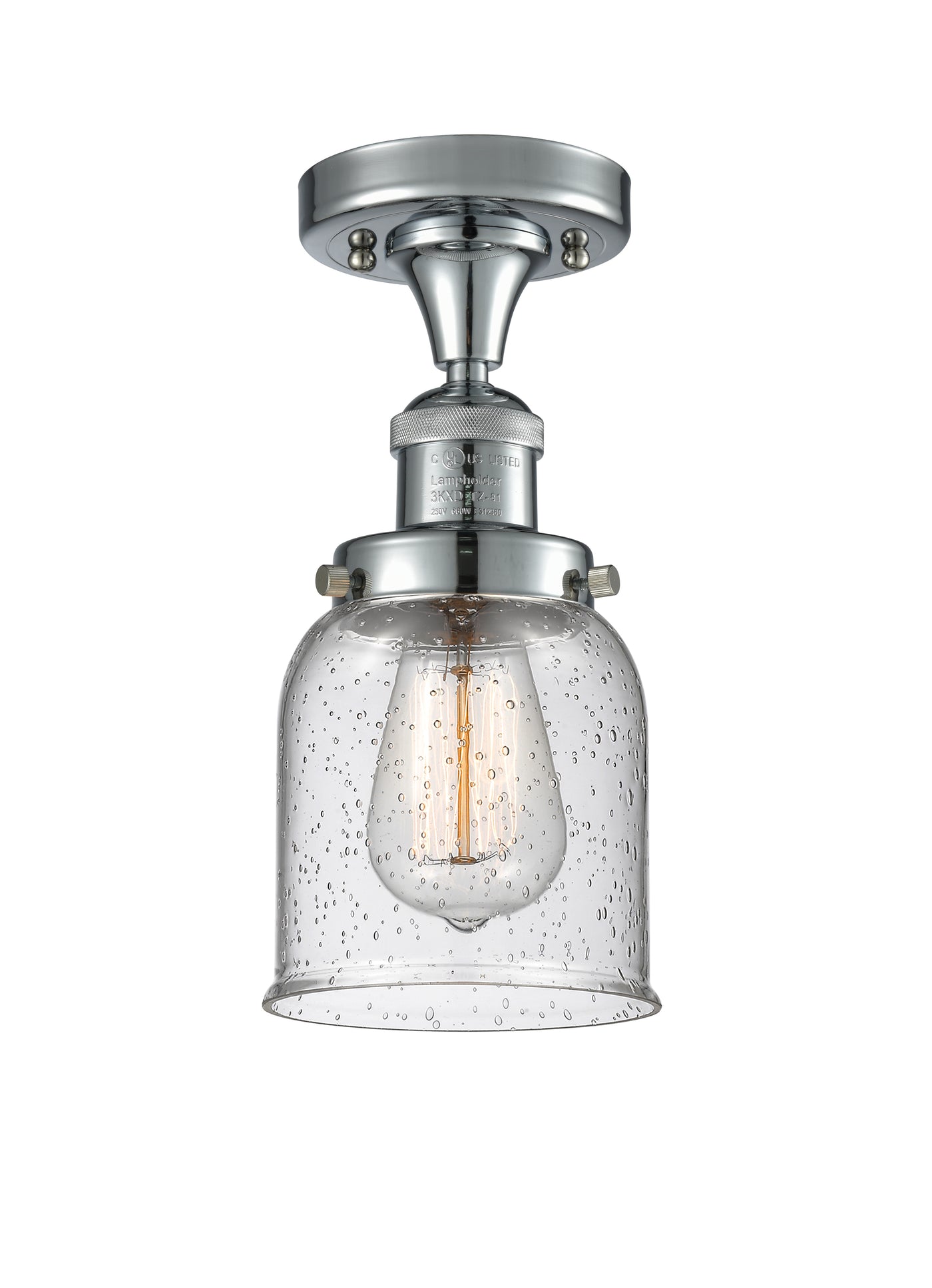Franklin Semi-Flush Mount Brushed Satin Nickel