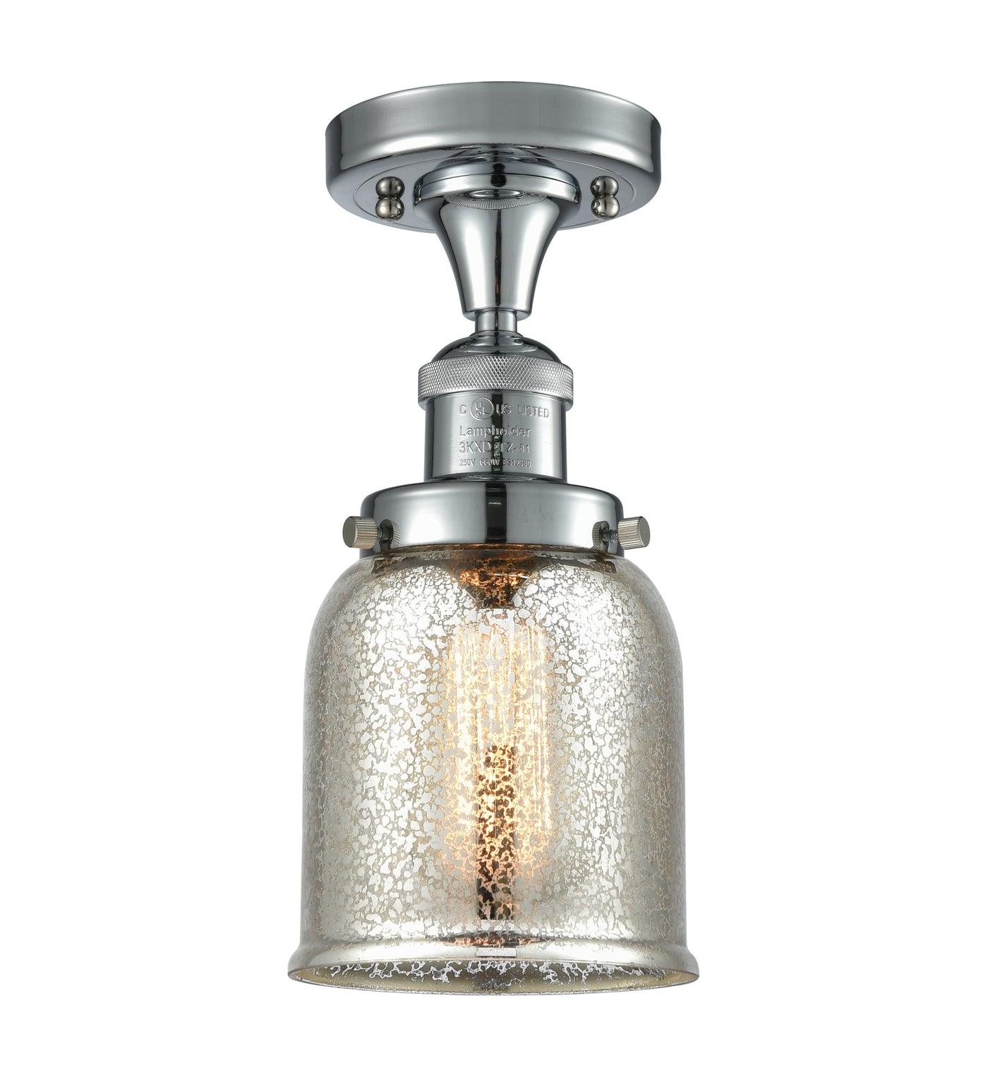 Franklin Semi-Flush Mount Brushed Satin Nickel