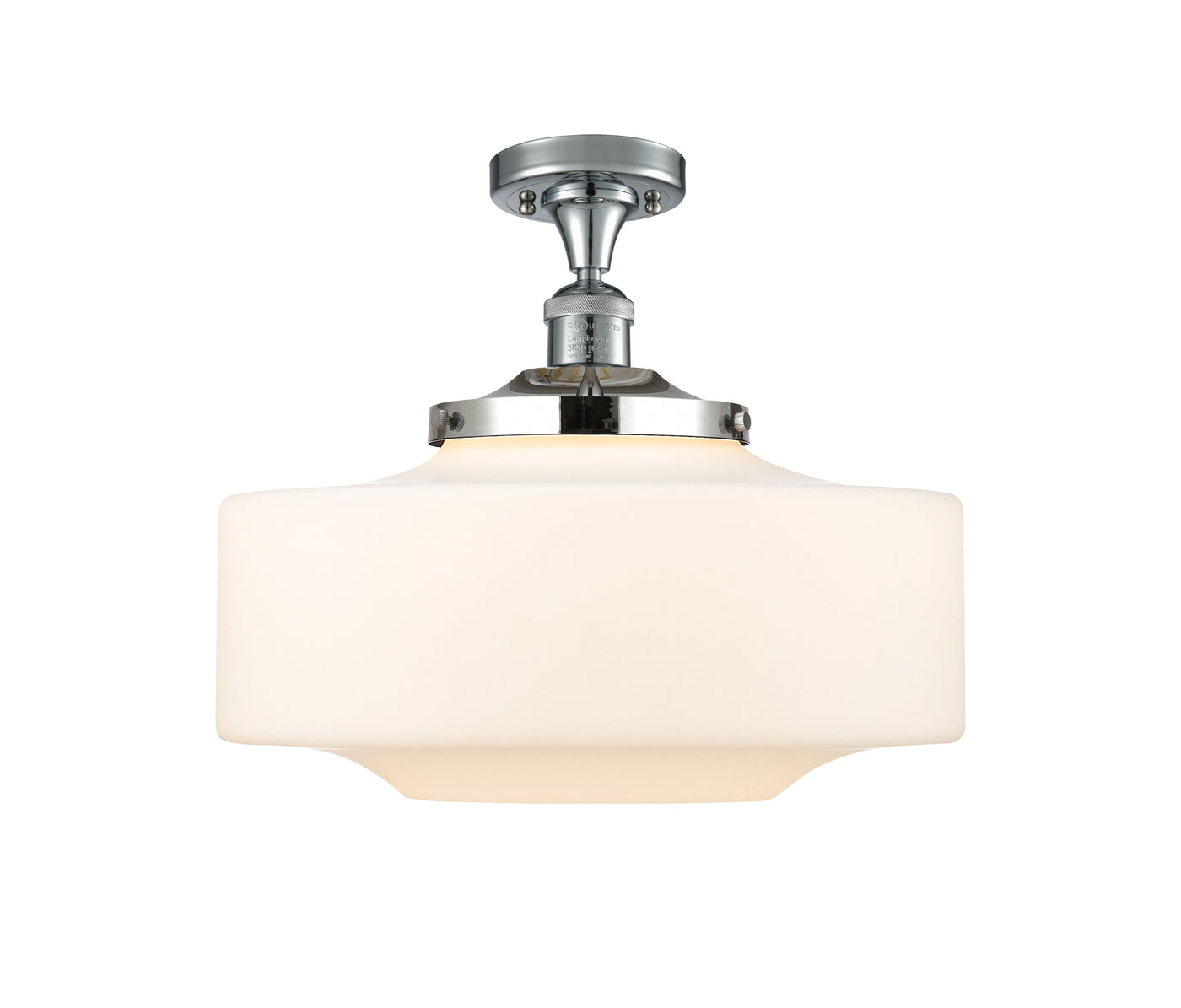Franklin Semi-Flush Mount Brushed Nickel