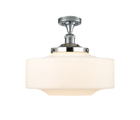Franklin Semi-Flush Mount Brushed Satin Nickel