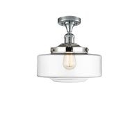 Franklin Semi-Flush Mount Brushed Satin Nickel