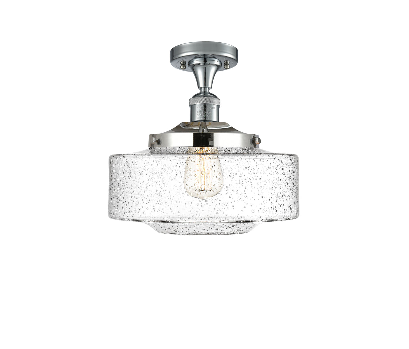 Franklin Semi-Flush Mount Brushed Satin Nickel