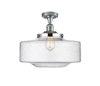 Franklin Semi-Flush Mount Brushed Nickel