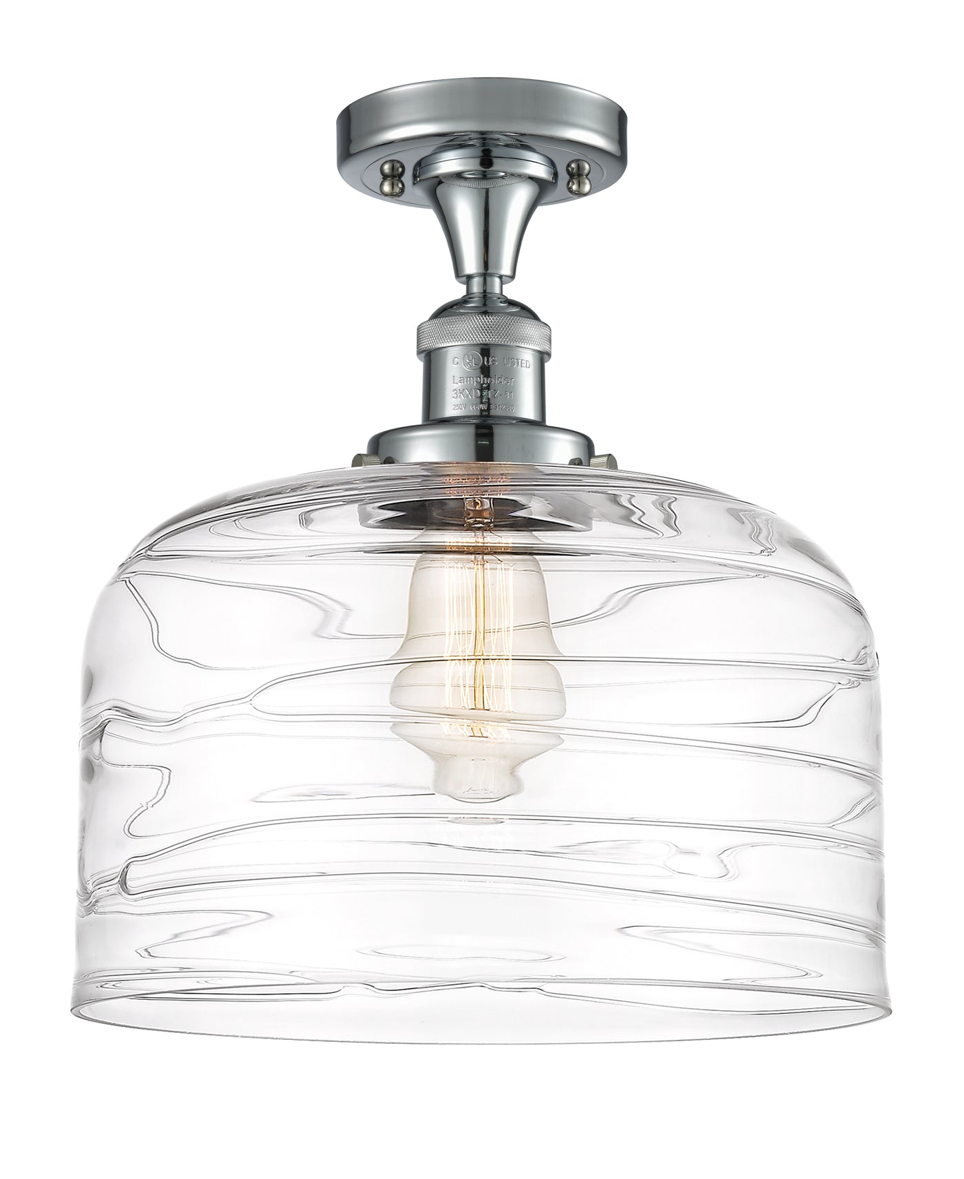 Franklin Semi-Flush Mount Brushed Satin Nickel