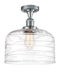 Franklin Semi-Flush Mount Brushed Satin Nickel