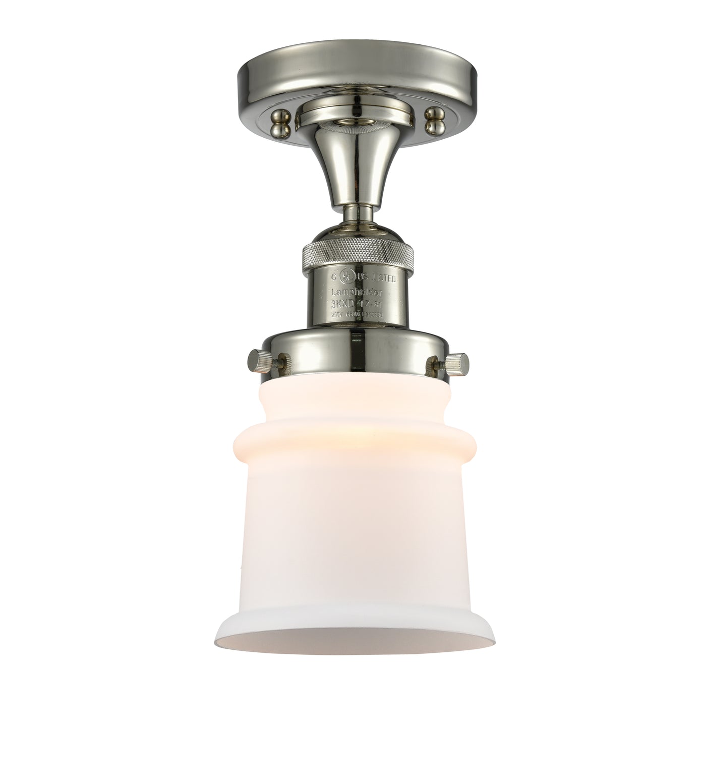 Franklin Semi-Flush Mount Brushed Nickel