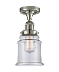 Franklin Semi-Flush Mount Brushed Satin Nickel