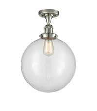 Franklin Semi-Flush Mount Brushed Satin Nickel