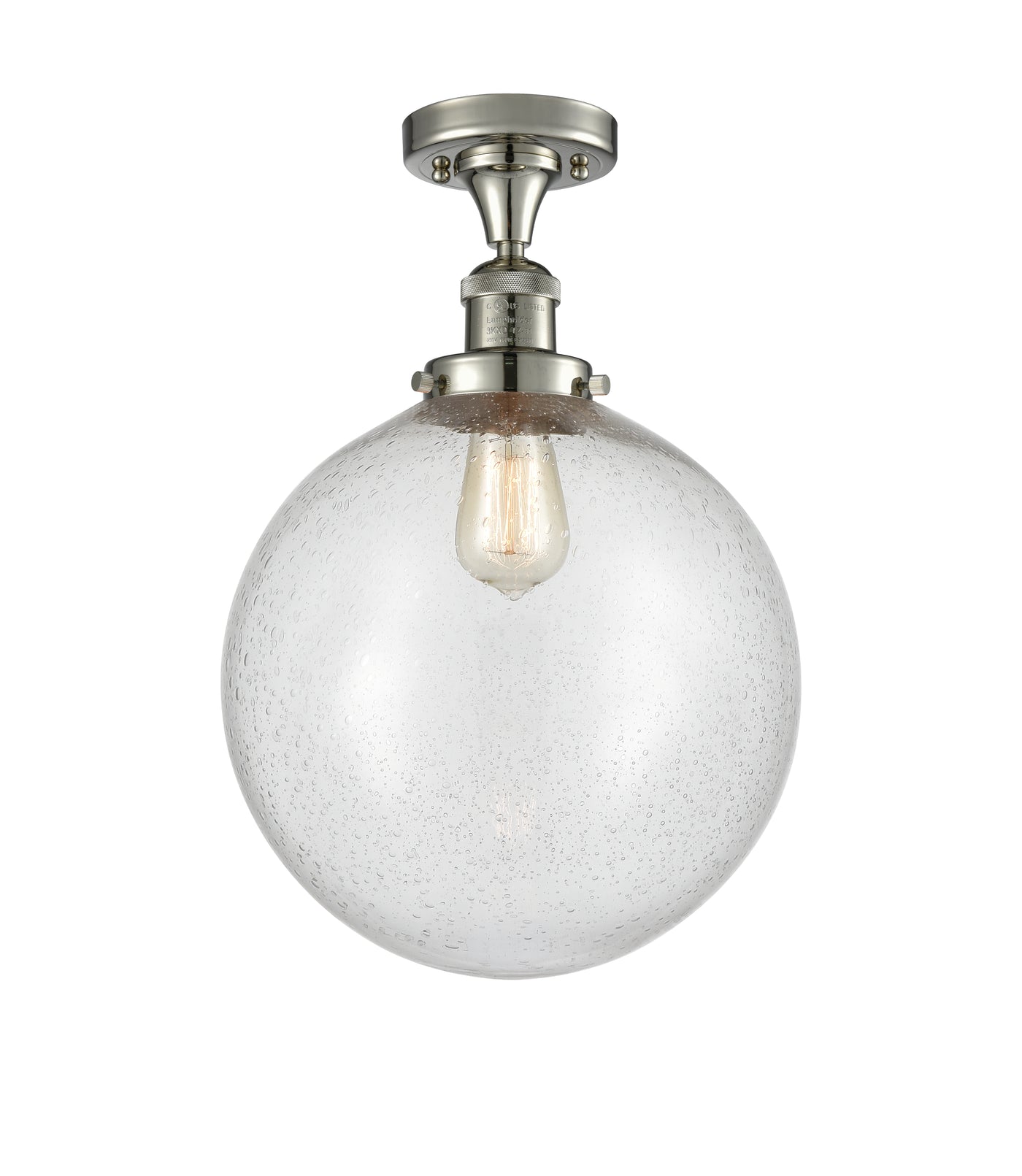 Franklin Semi-Flush Mount Brushed Satin Nickel