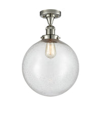 Franklin Semi-Flush Mount Brushed Satin Nickel