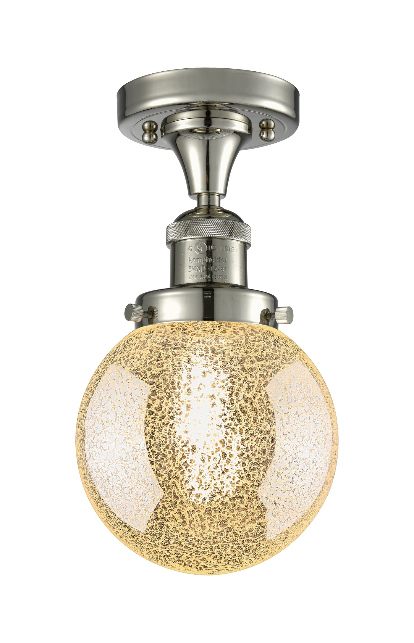 Franklin Semi-Flush Mount Brushed Nickel