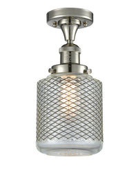 Franklin Semi-Flush Mount Brushed Satin Nickel