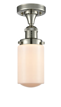 Franklin Semi-Flush Mount Brushed Satin Nickel