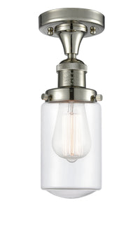 Franklin Semi-Flush Mount Brushed Nickel