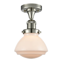 Franklin Semi-Flush Mount Brushed Nickel