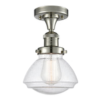 Franklin Semi-Flush Mount Brushed Nickel