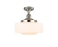 Franklin Semi-Flush Mount Brushed Satin Nickel