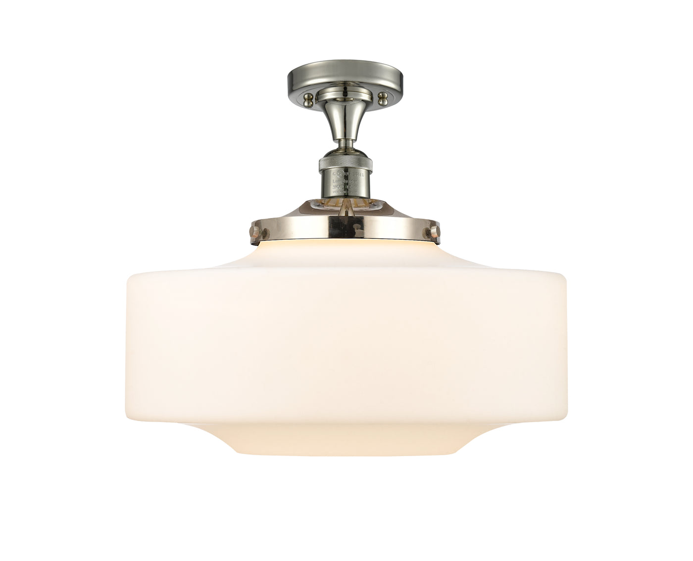 Franklin Semi-Flush Mount Brushed Nickel