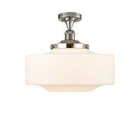 Franklin Semi-Flush Mount Brushed Satin Nickel