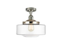 Franklin Semi-Flush Mount Brushed Satin Nickel