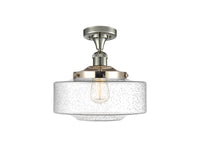 Franklin Semi-Flush Mount Brushed Satin Nickel
