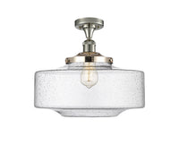 Franklin Semi-Flush Mount Brushed Satin Nickel