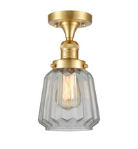 Franklin Semi-Flush Mount Brushed Nickel