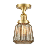 Franklin Semi-Flush Mount Brushed Nickel