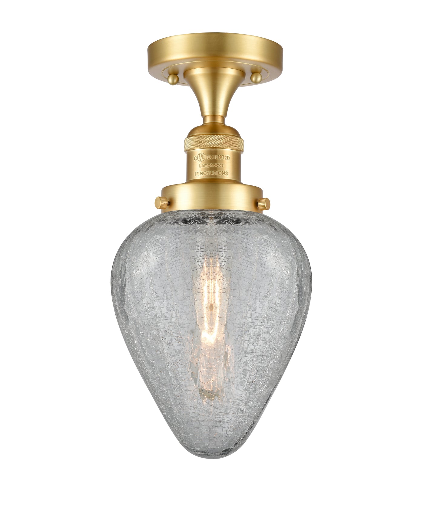 Franklin Semi-Flush Mount Brushed Nickel