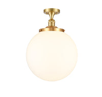Franklin Semi-Flush Mount Brushed Satin Nickel