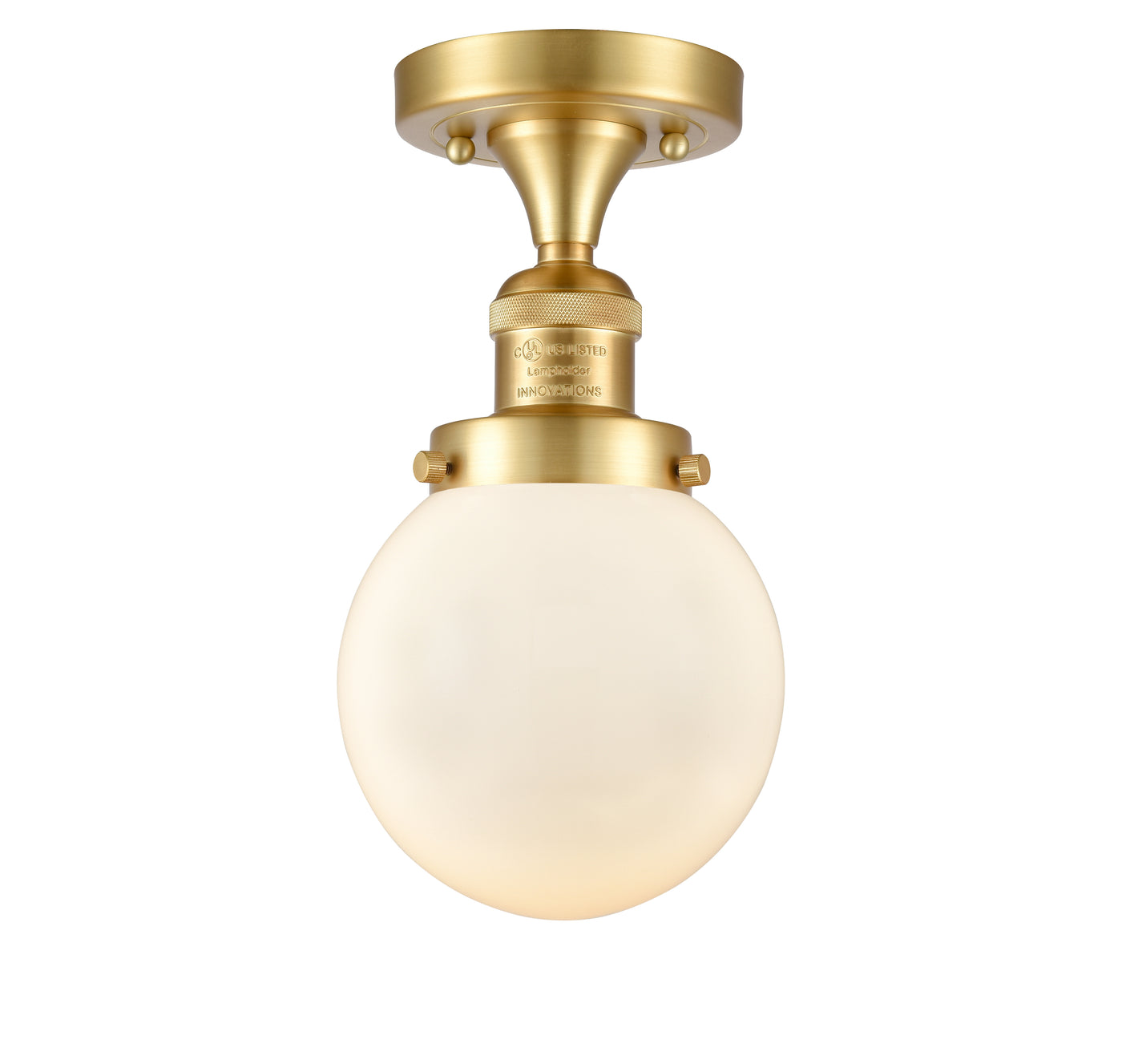 Franklin Semi-Flush Mount Brushed Nickel