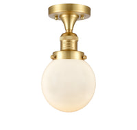 Franklin Semi-Flush Mount Brushed Nickel