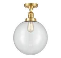 Franklin Semi-Flush Mount Brushed Satin Nickel