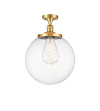 Franklin Semi-Flush Mount Brushed Satin Nickel