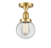 Franklin Semi-Flush Mount Brushed Nickel